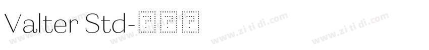 Valter Std字体转换